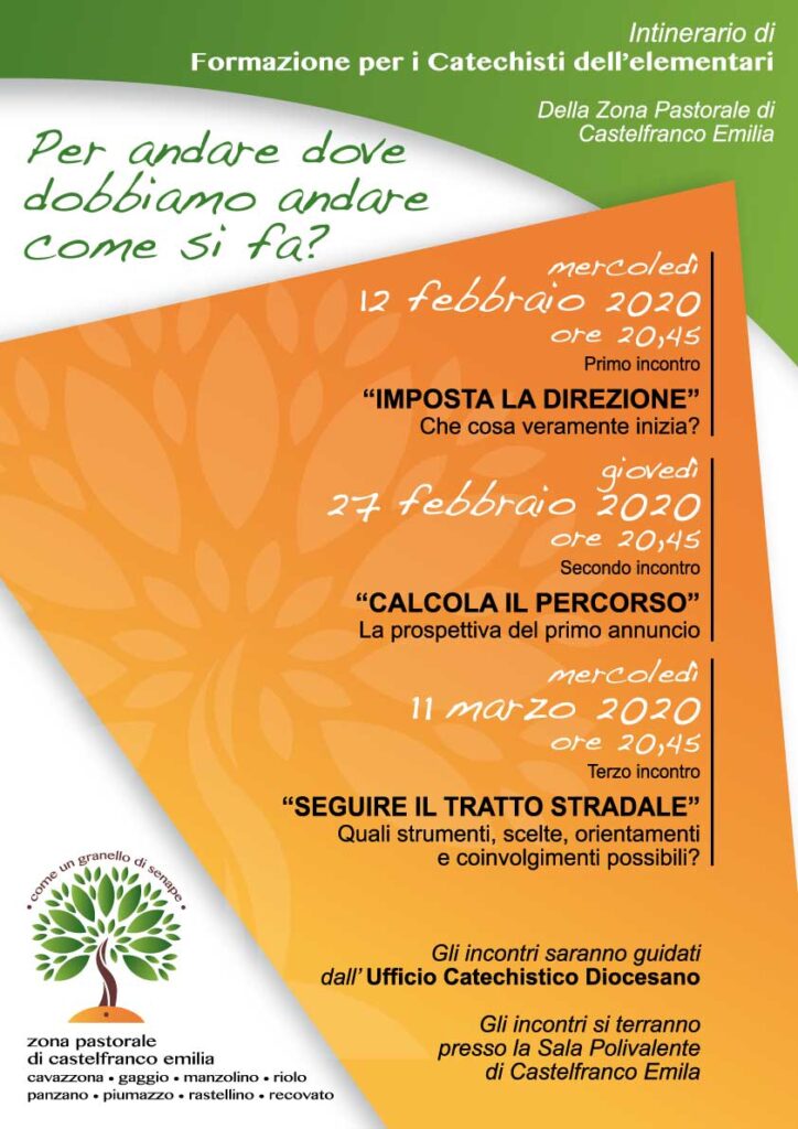 Formazione catechisti ZP27 – Castelfranco