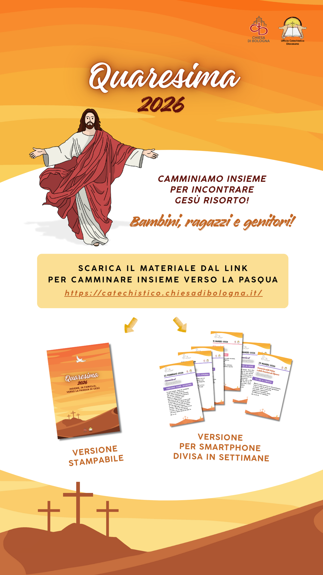Quaresima 2026 - Insieme, in famiglia, verso la Pasqua di Gesù ...